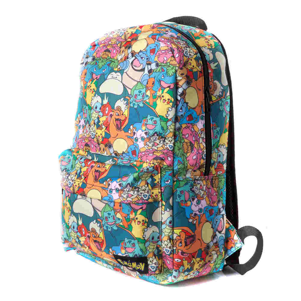 Pokémon - Characters All Over Print Backpack - Multicolours